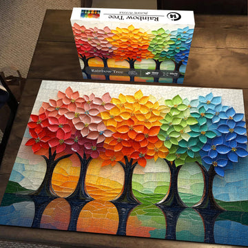 Rainbow Tree Jigsaw Puzzle 1000 pezzi